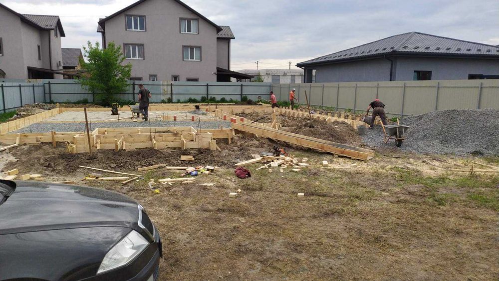 Монолітні роботи. Фундаменти.