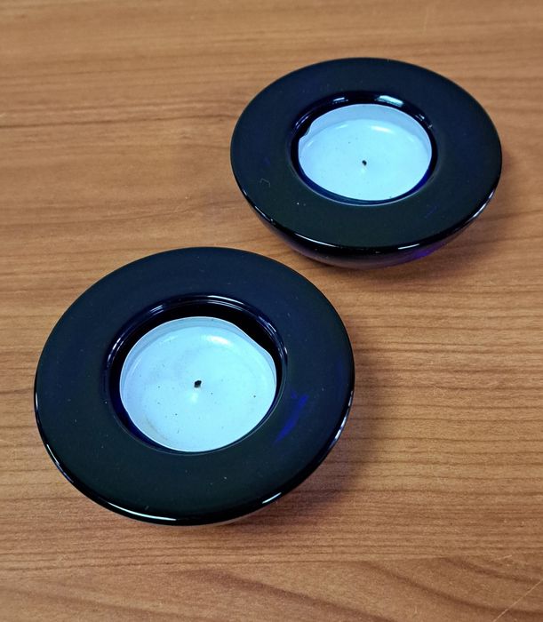 свічники скляні 2 шт.