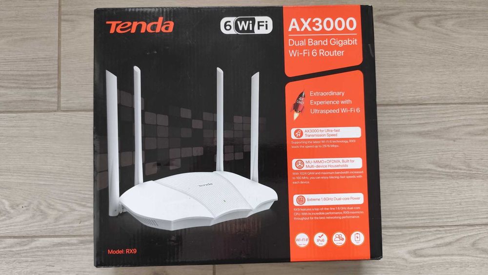Router Tenda RX9 Wi-Fi 6