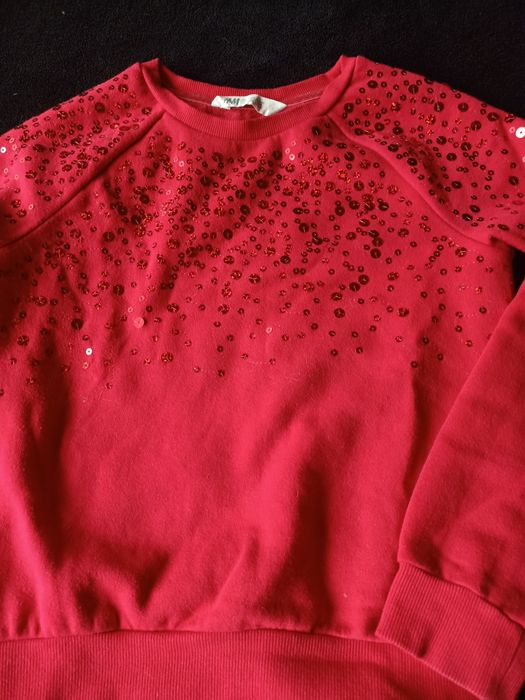 Komplet H&M spodnie i bluzki r.128/134+gratisy