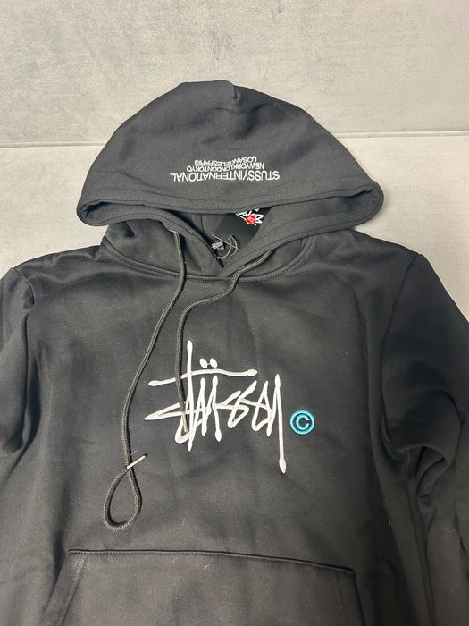 Stussy deep black, худі РозмірS