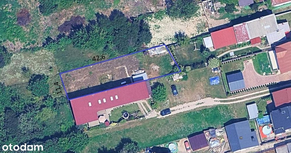 Działka rolno-budowlana w Lublinie, 509 m²