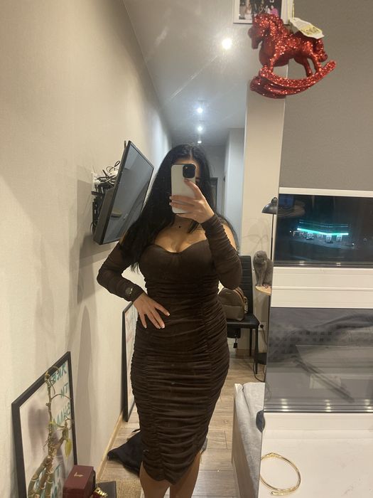 Сукня коричнева на M-L