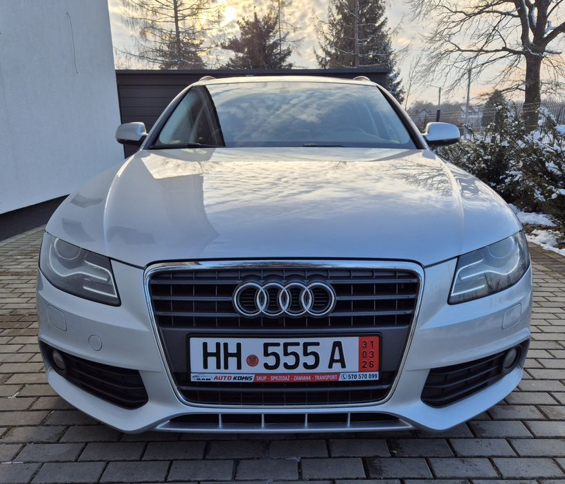 Audi A4 2.0 Tdi  Ledy Xenon Skóry Grzane Navi Parktronik Hak  2010