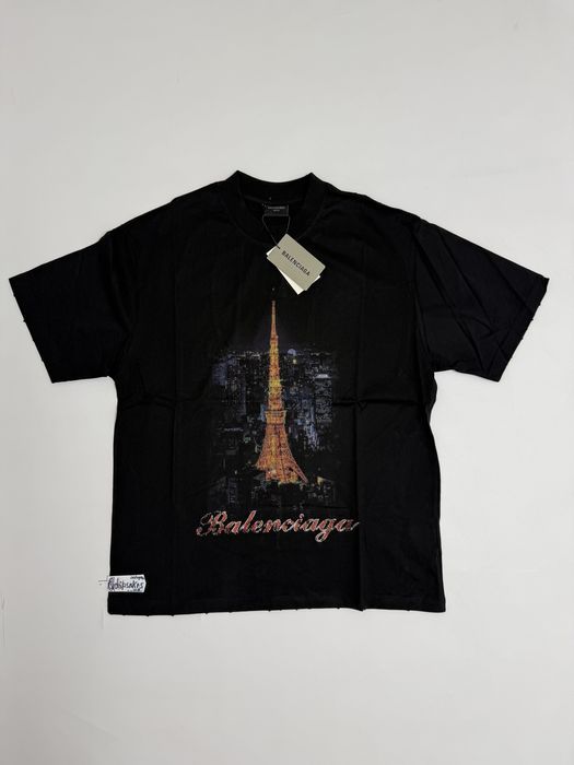 футболка Balenciaga Paris Tokyo tee S M
