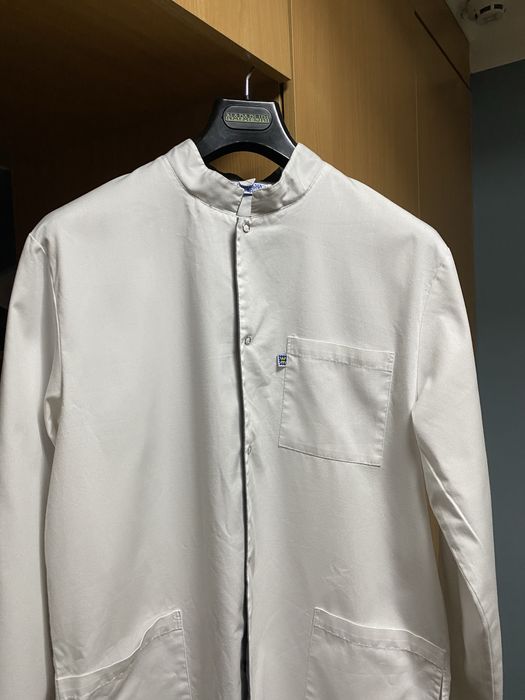 Білий халат чоловічий швецька марка