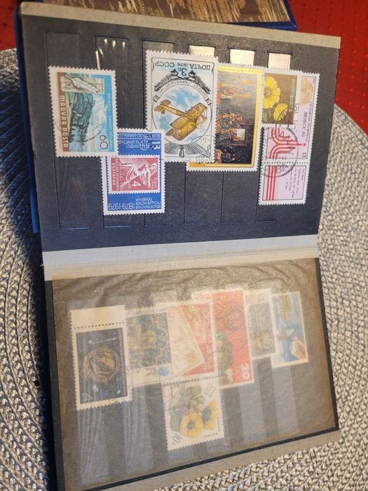 Klaser znaczki lata 70 kraje wschodniej europy