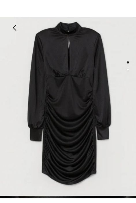 Платье,нарядное, новогодние,h&m чёрное мини.Размер xl