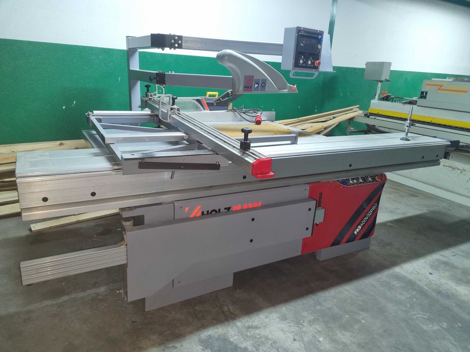 Esquadrijadora Holzman com paralela elétrica