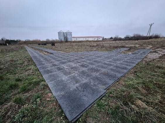 płyty drogowe droga tymczsowe pod baseny legowiskowe