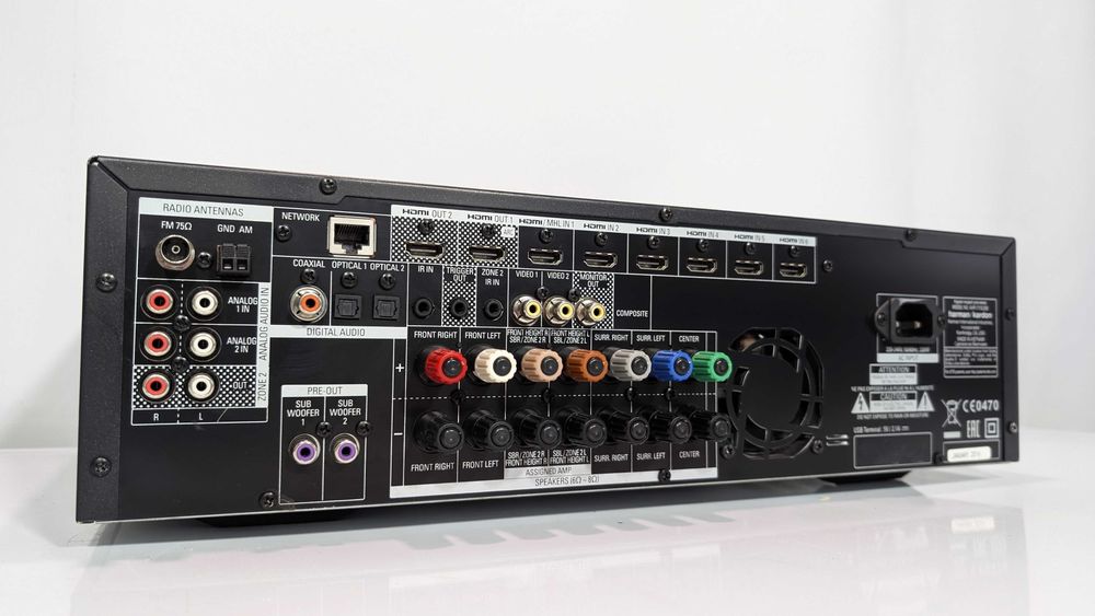 7.2 Ресивер Harman Kardon AVR 171S,має 100 Вт/канал/HDMI/Bluetooth/ARC