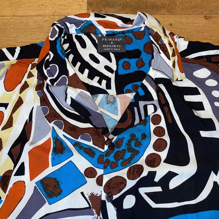 Primark Koszula Męska Wiskoza Krótki Rękaw Rozm. S