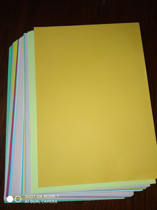 Двухсторонній папір кольоровий