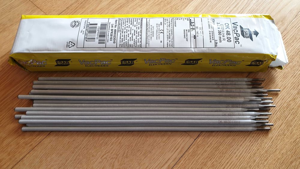 20X Eletrodos ESAB OK.48.00 3.25 mm