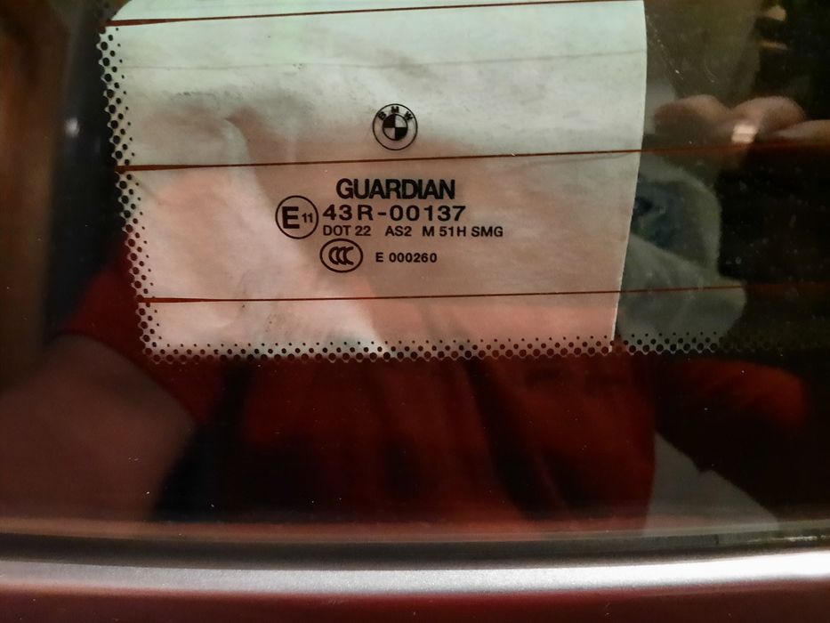 Bmw x3 klapa szyba tył