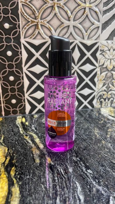 Serum Be Radiant 10 w 1  do matowych włosów z olejem kameliowym 100ml. Deliplus