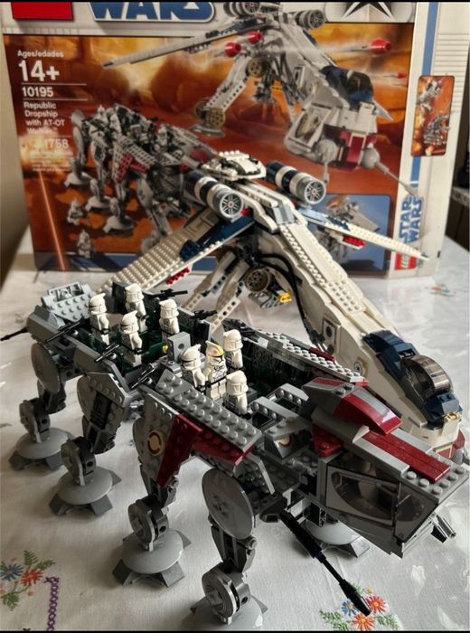 Lego star wars 10195 z pudełkiem i instrukcją!