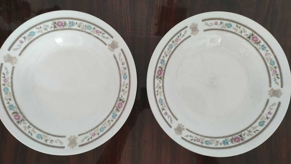 Talerze głębokie 2 sztuki. Prl