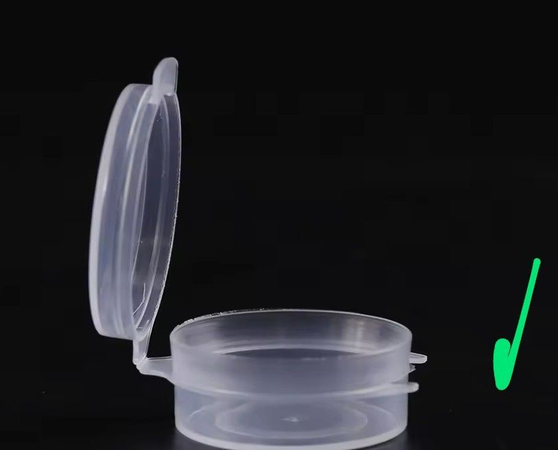 Frascos/potes em p.v.c/ caixinhas