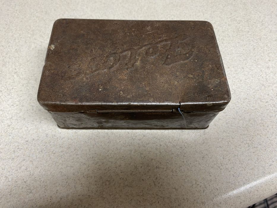 Zasobnik blaszany pojemnik  Zetor zetor zabytek unikat PRL