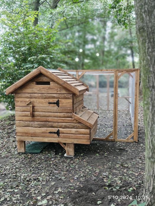 Kurnik WIKO L na 6-8 kur , kaczek sosna jodła ocieplony,malowany!