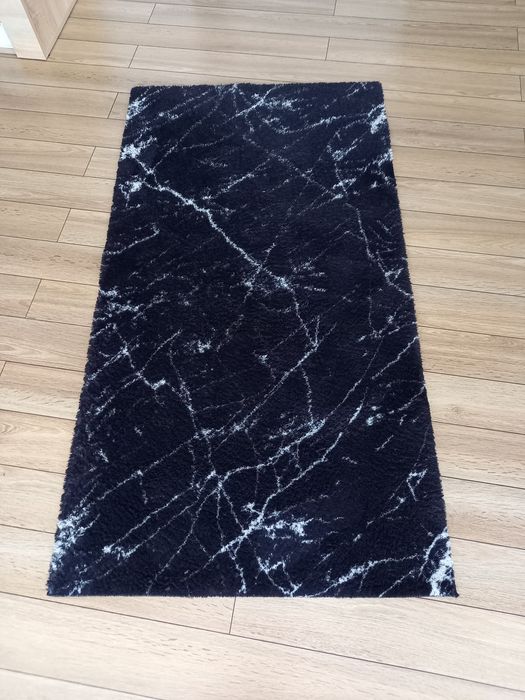 Dywan czarny 150x80 cm