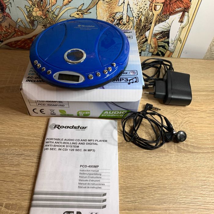 Портативний CD/MP3 програвач Roadstar PCD-495MP