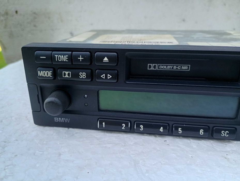 Radio na kasety BMW Business RDS ORI BMW E36 Z3 E34 E32 E31 E30 E24 + instrukcja + kod