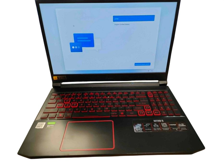 Laptop Acer Nitro 5 | RTX | Nvidia | 16GB/1TB | Win. 11 |