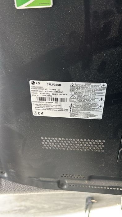 Podstawa noga stopa plus śruby TV LG 37LV3550