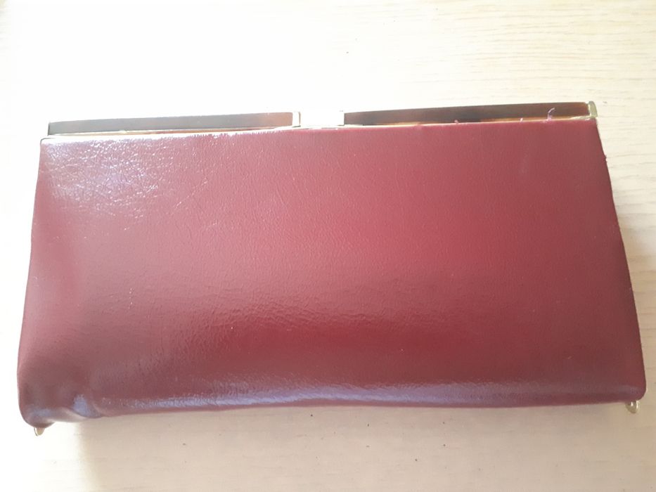 WYPRZEDAŻ! Torebka retro PRL bordowa piękna