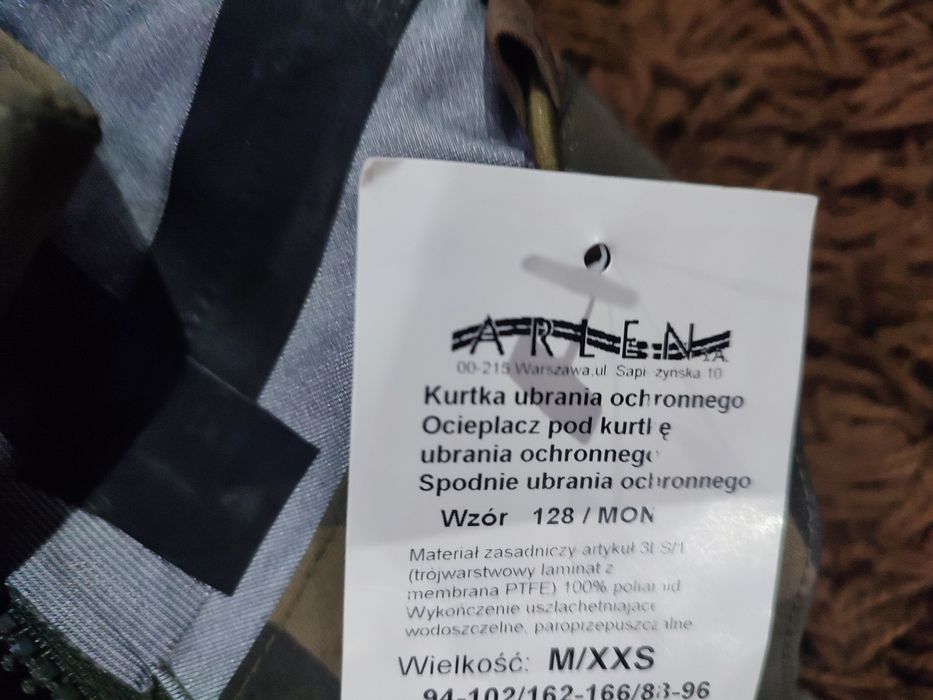 Goratex  ubranie ochronne wz. 128
