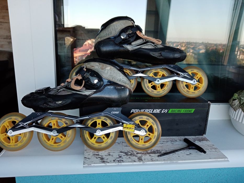 Роликові ковзани (спідскейтинг)  POWERSLIDE R4 100, 110 р. 24-25, 27