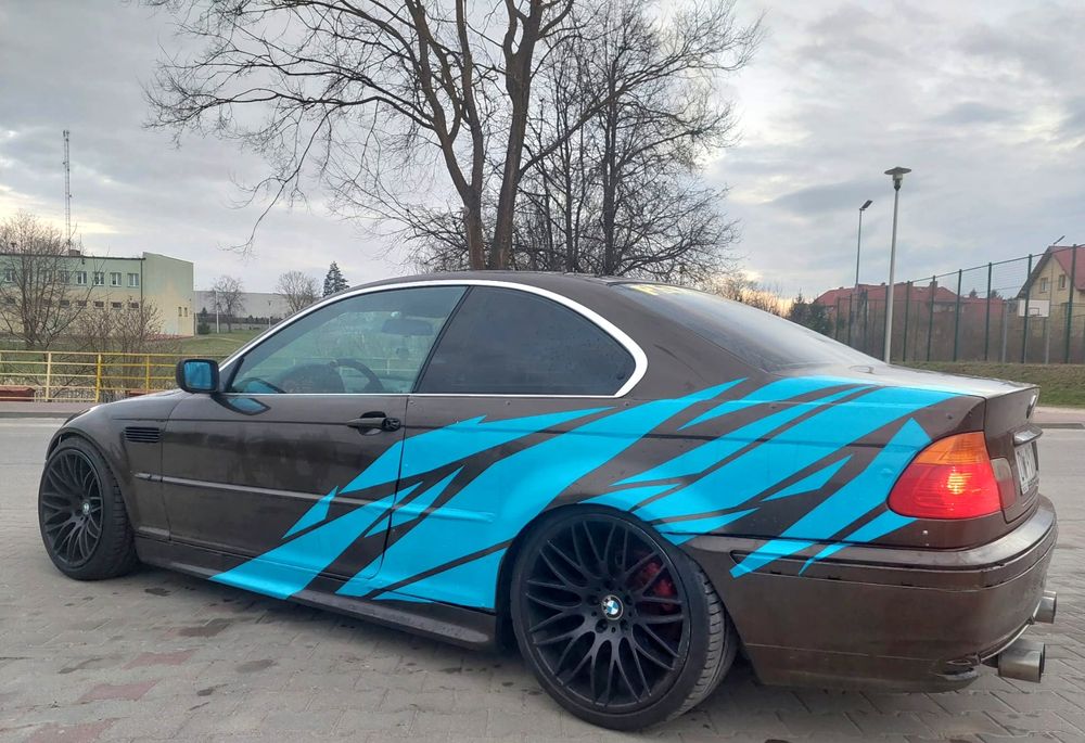 Bmw E46 Coupe Styl M3 2.5+LPG Banan Skóra Drift Alu 19 Nowy Gwint Tuning Popcorn Okazja!!