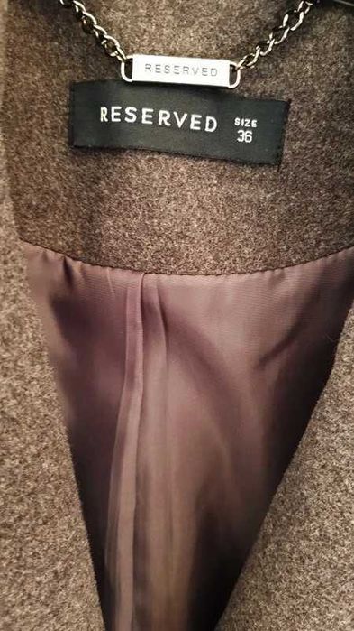 Szary płaszcz Reserved, r.36