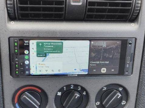 Магнитола cyclone mp-5002 android auto
