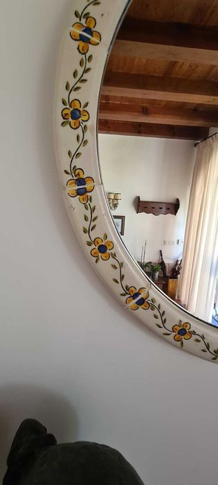 Espelho em azulejos fábrica Sant'Anna