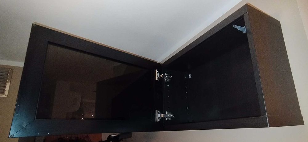 2 x szafka ścienna ciemny brąz BESTA IKEA