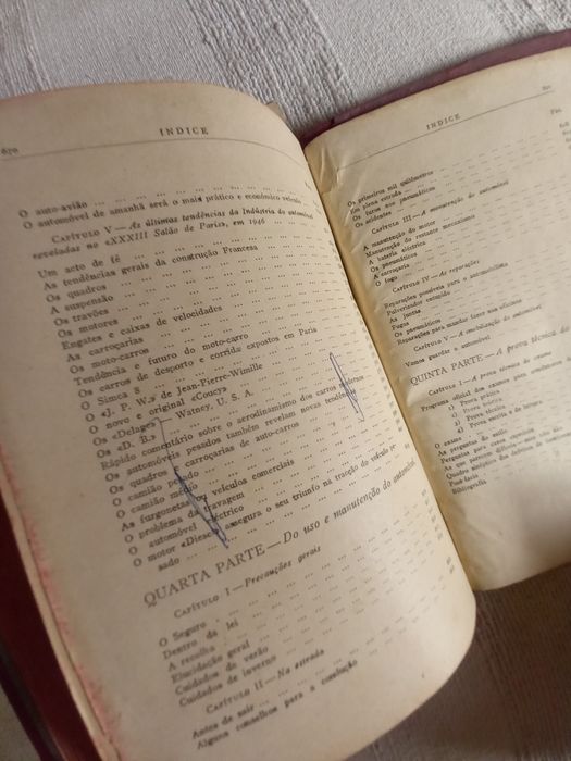 Automóvel como é feito como funciona João Almeida Vasconcelos ano 1947