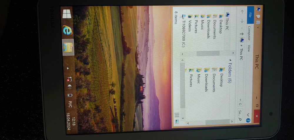 Планшетний комп'ютер Windows Toshiba Encore 2 WT8-B