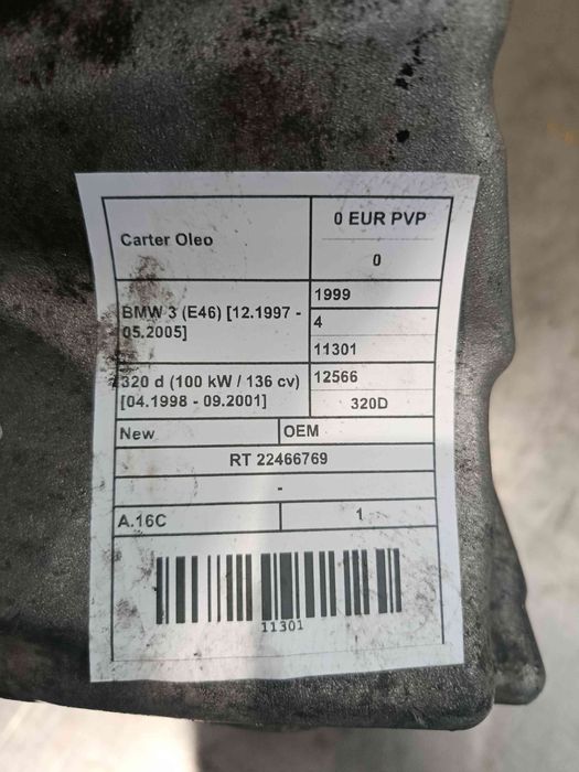 Carter BMW 3 (E46)