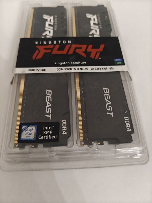 kingston fury ddr4 3600 - купить компьютеры и комплектующие - Цена