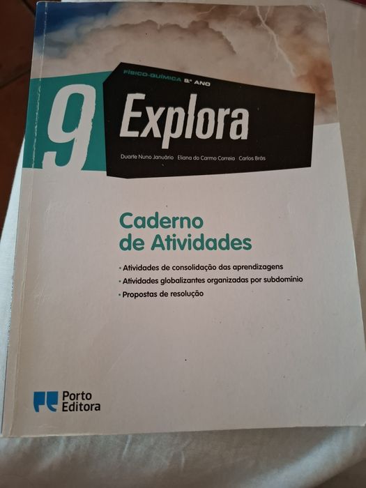 Caderno de actividades fisico quimica 9° ANO EXPLORA
