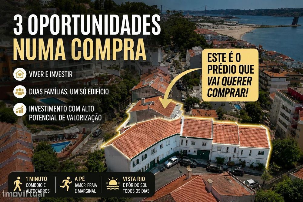 3 oportunidades. Um único prédio. Uma localização irrepetível: CRUZ QU