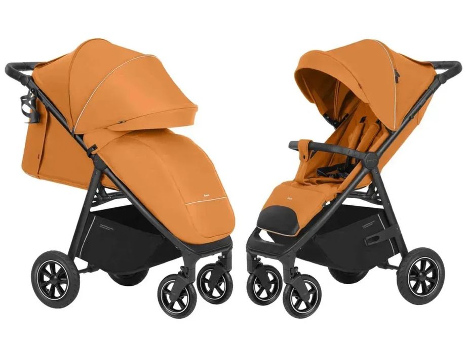 Carrello Bravo оранжевого кольору на надувних колесах. Нова