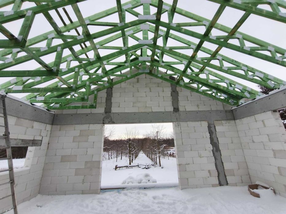 BUDOWA Dom Jednorodzinny Nowoczesna Stodoła - Parterowy