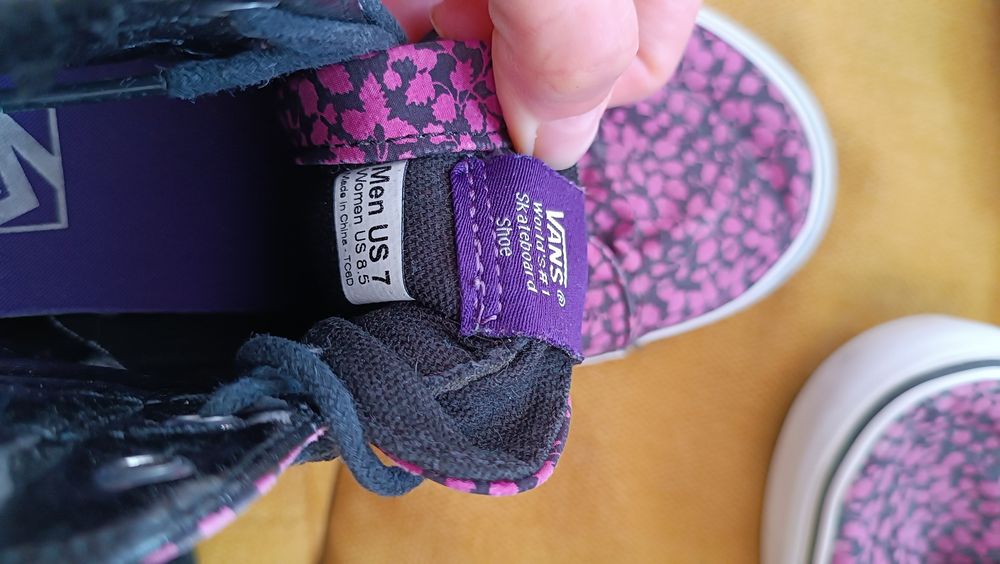 Buty vans fioletowe