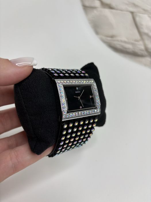 Жіночий стильний наручний годинник Seconda Sexy Swarovski