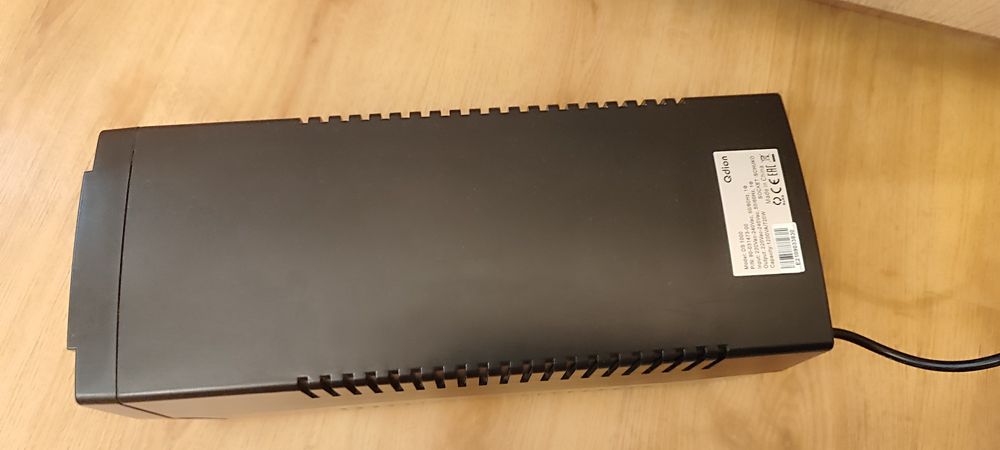 Бесперебойник для пк ДБЖ Qdion 1000VA Schuko DS 1000 необходимо заменить Батареи