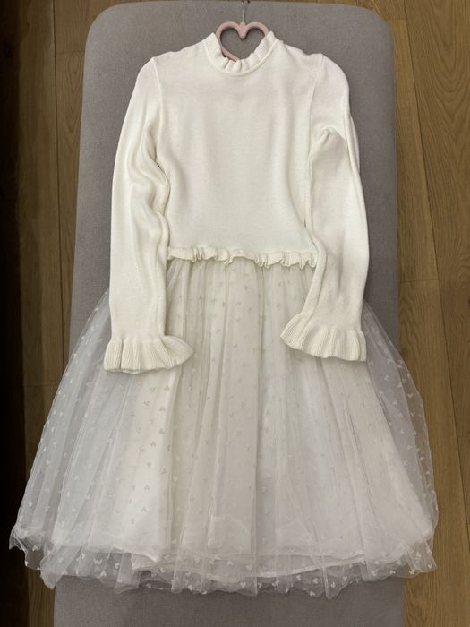 Святкове Шикарне плаття Tago 122-145 +кофта і накидка для образу